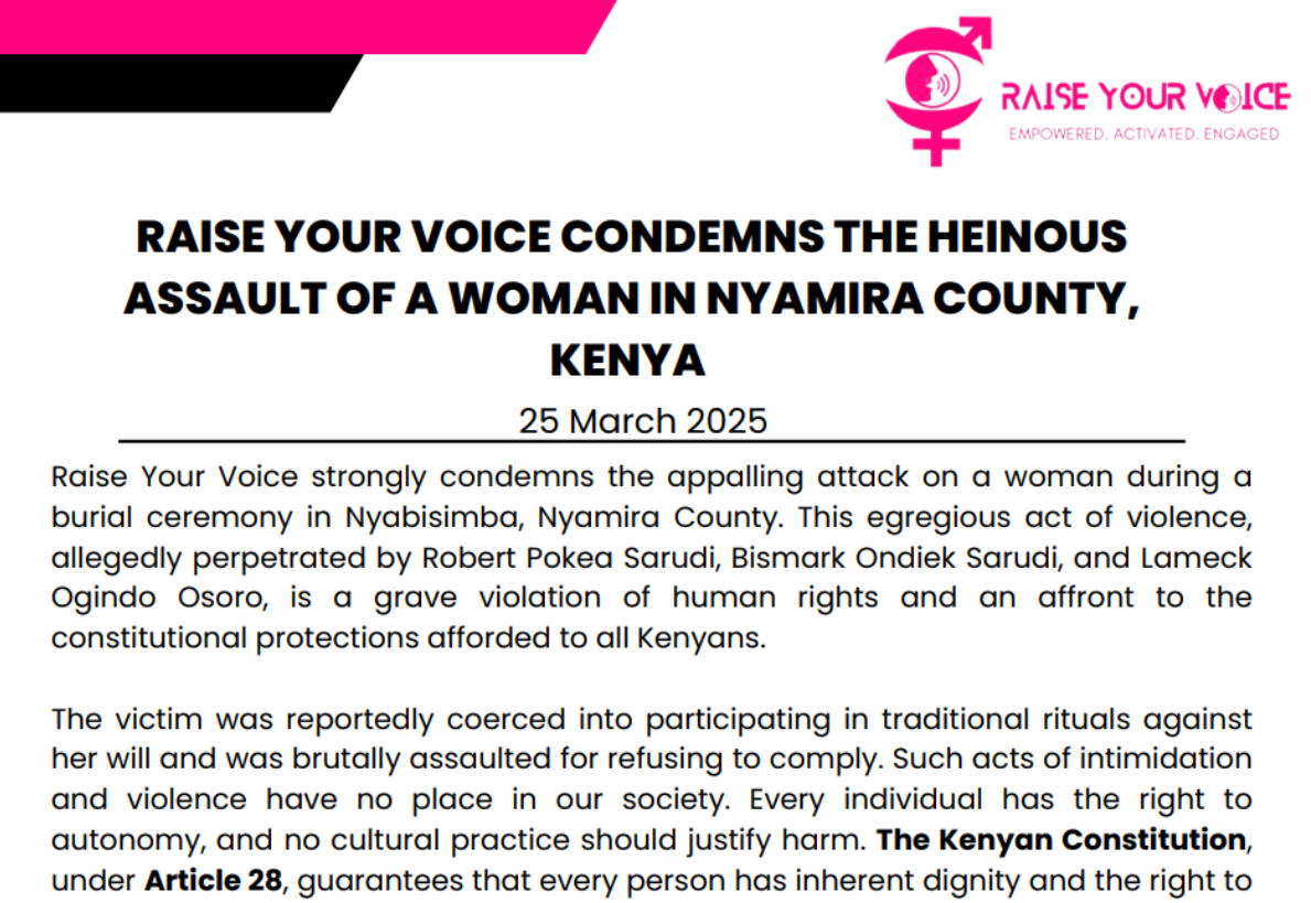EAC Statement